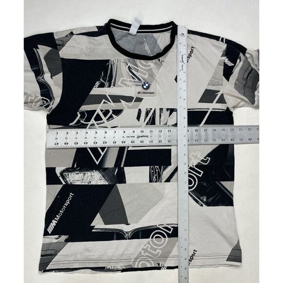 Puma BMW Motorsport All Over Print Graphic T-shirt Men Medium Short Sleeve - Picture 6 of 6